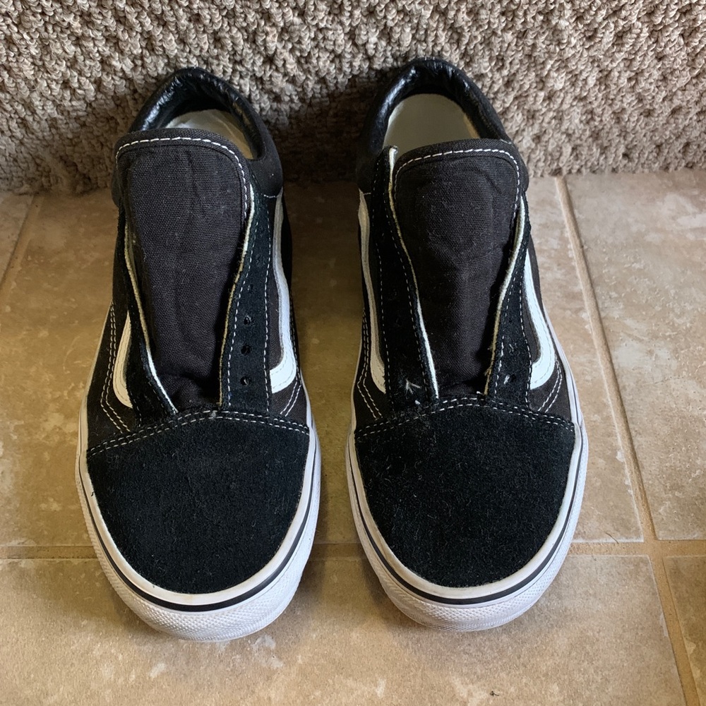 Vans black and white sneakers